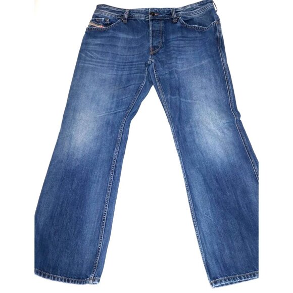 Diesel Ruky Mens Jeans W36 L30 Relaxed Fit Y2K Streetwear Wide Leg - Picture 1 of 12